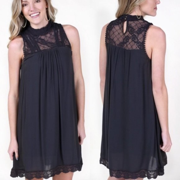 Altar'd State Dresses & Skirts - Altar’d State Dark Grey Dress